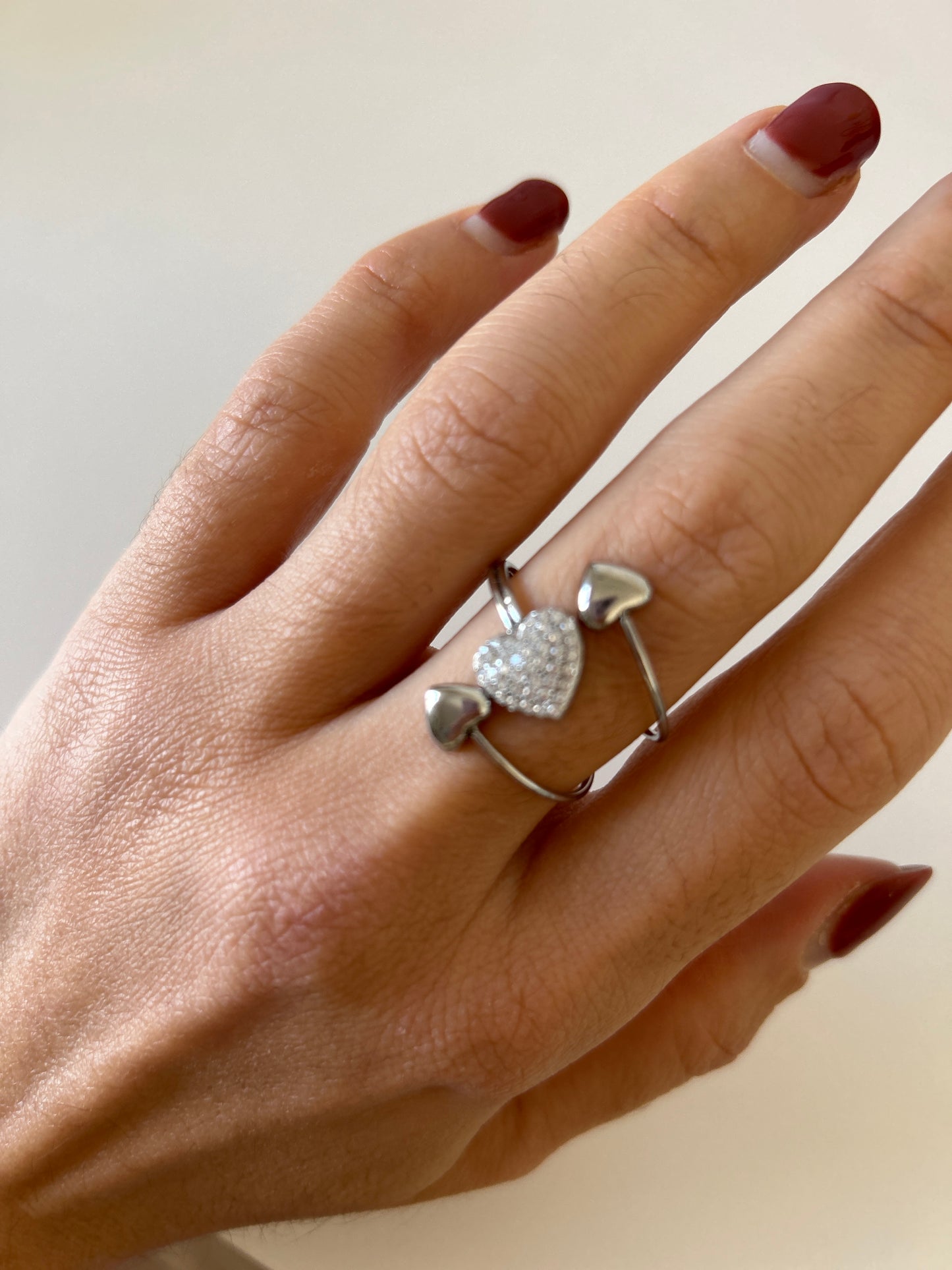 Anello Tris di cuori