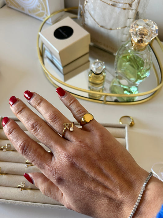 Anello chevalier Heart