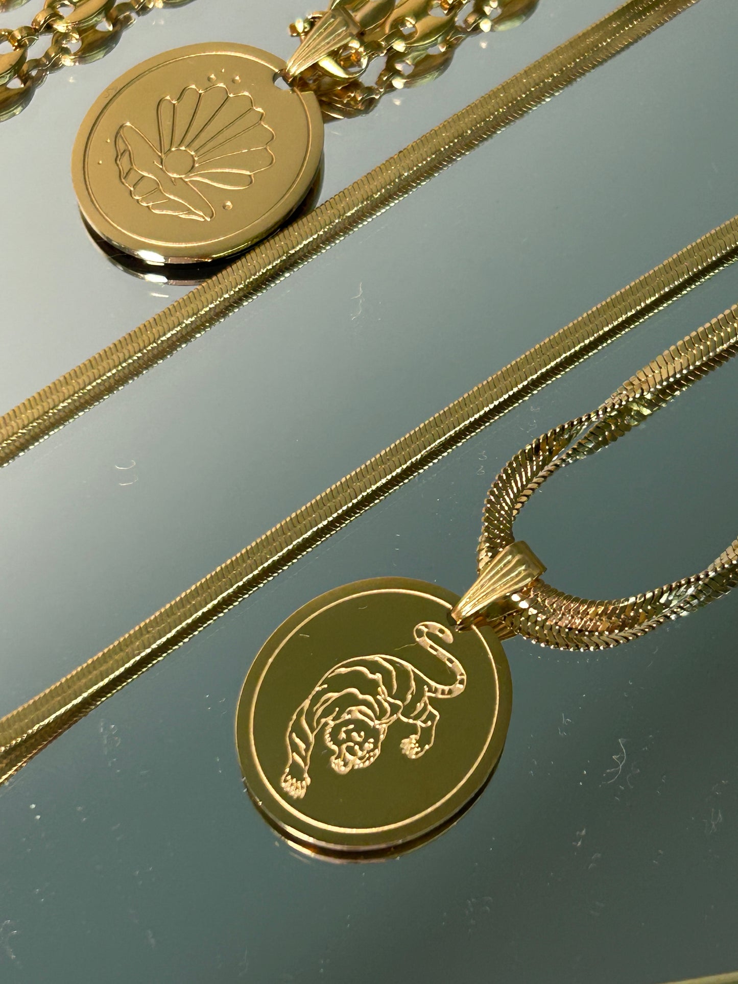 Collana con ciondolo Tigre