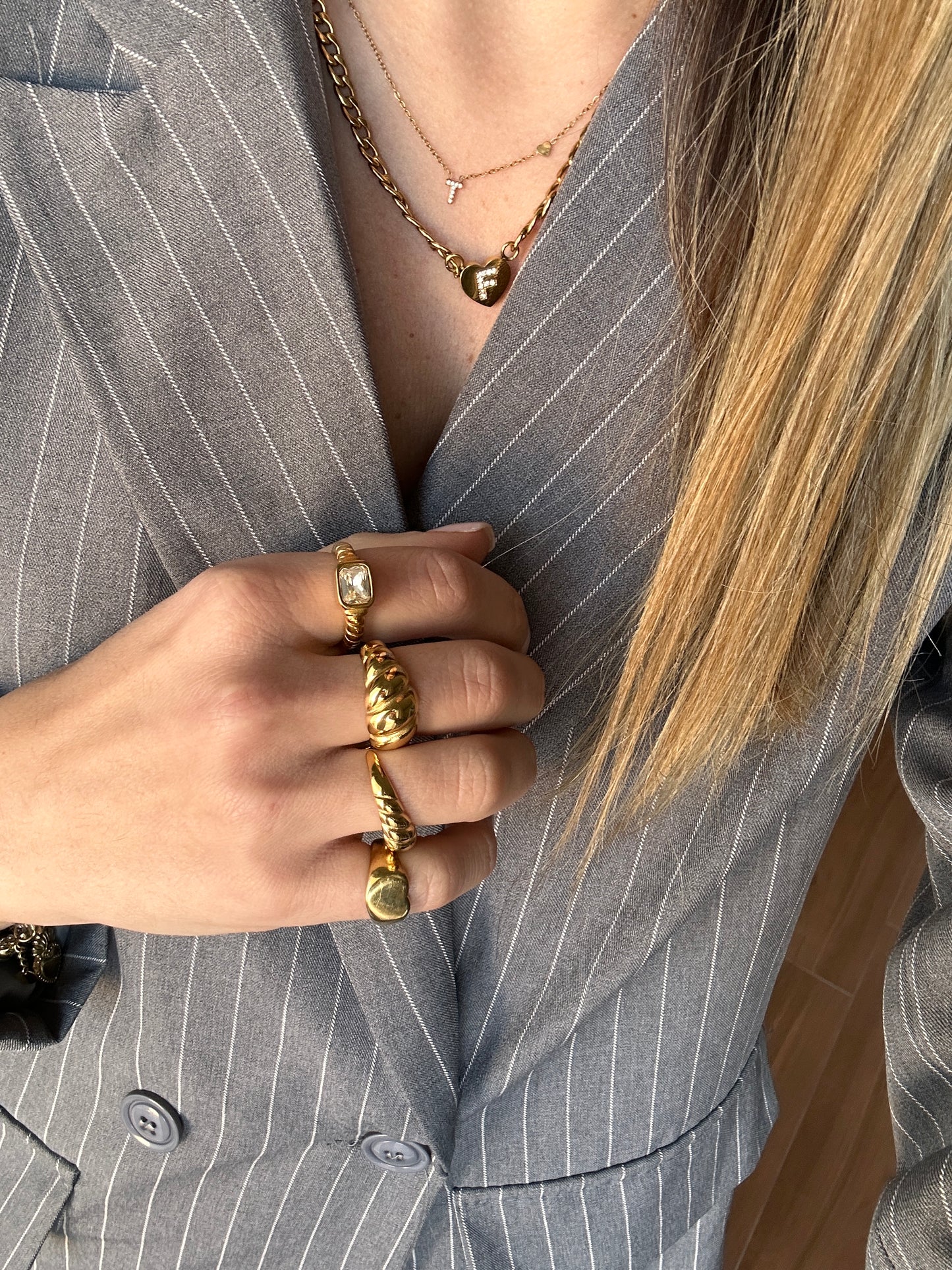 Anello Croissant Slim