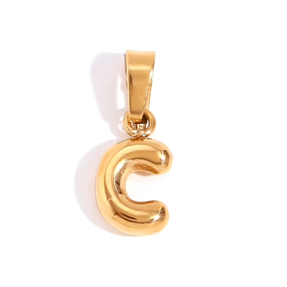 Charm letterine puffy