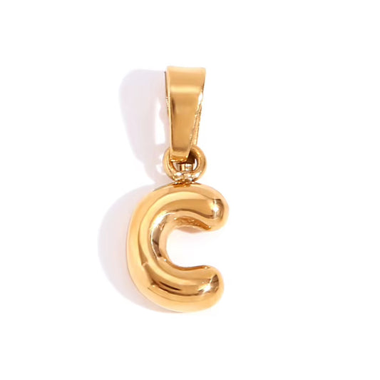 Charm letterine puffy