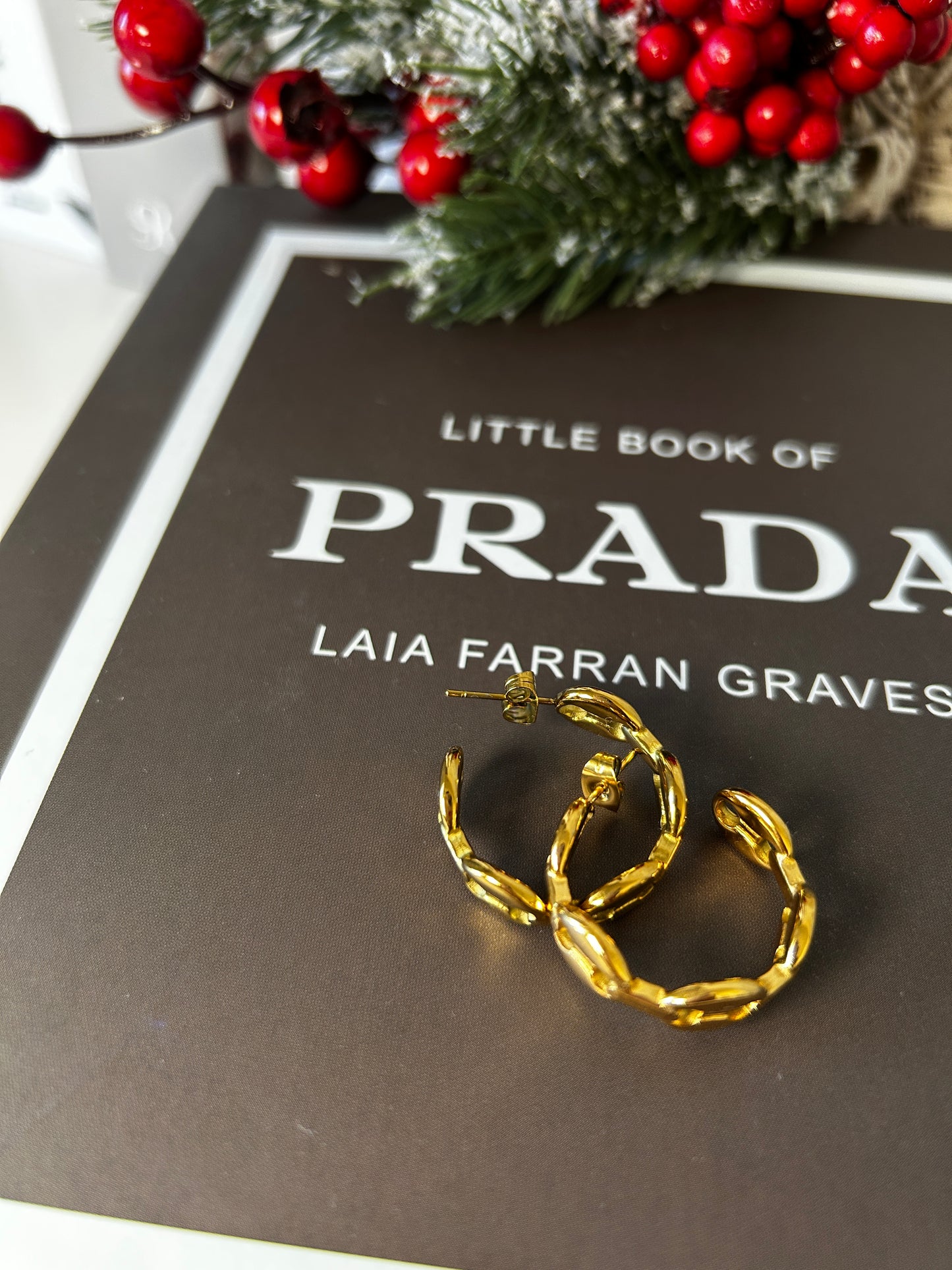 Orecchini cerchio Coffee