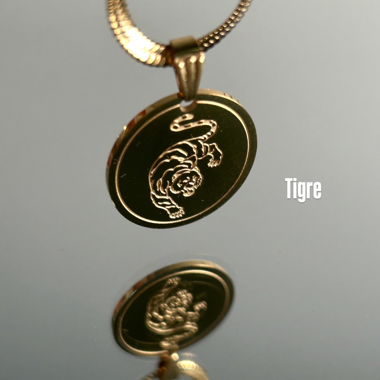 Collana con ciondolo Tigre