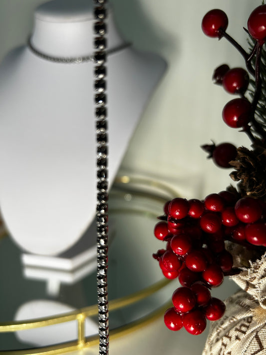 Bracciale Tennis Black 3mm