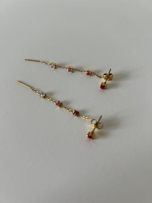 Orecchini Saliscendi Degrade