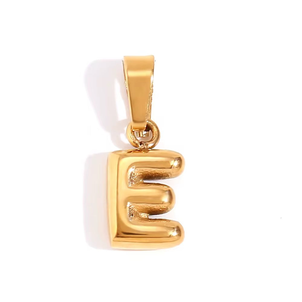 Charm letterine puffy