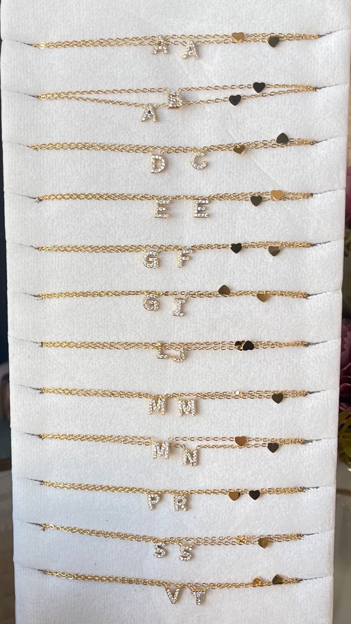 Collana Micro iniziale Love