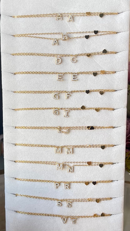 Collana Micro iniziale Love