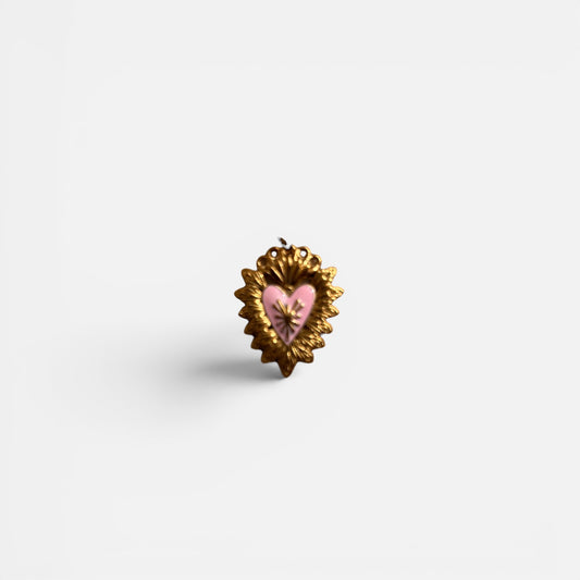 Charm Cuore sacro Pink