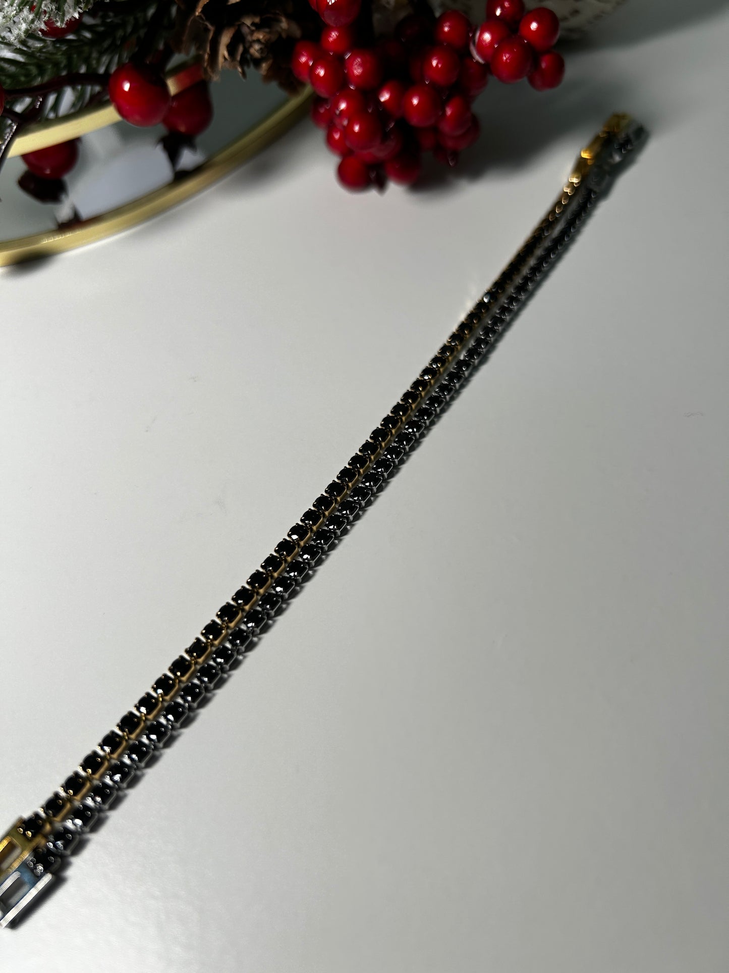 Bracciale Tennis Black 3mm